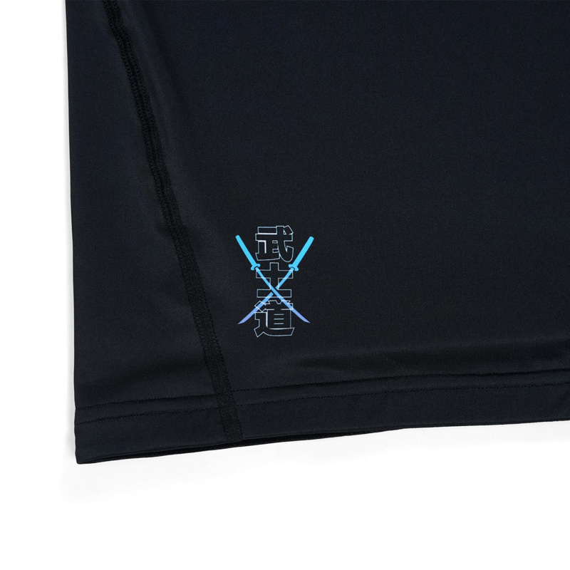 GroundGame Cyber Samurai RASHGUARD-BLACK